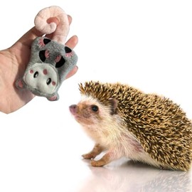 Opossum Trash Kitty Chibi Kawaii Mint Stuffed Fleece Hedgehog Rat Guinea Pig Degus Chinchilla Enrichment Toy Small Animal Photo Prop Cage Buddy Mint Stick Alternative