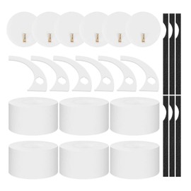 24 Pack VS101 Vacuum Filters Replacement Compatible with Shark MessMaster Portable Wet Dry Vacuum VS101 VS100 VS100C VS105 UV105, Parts # XFFKVS100, XPMFVS100