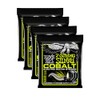 4 PACK Ernie Ball 2728 COBALT Slinky Electric Guitar Strings