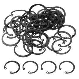 PATIKIL 50 Pcs Internal Retaining Rings, 30mm C-Clip Snap Ring 65 Manganese Steel Internal Retaining Circlip Snap for Automotive Grooved Shafts Stud