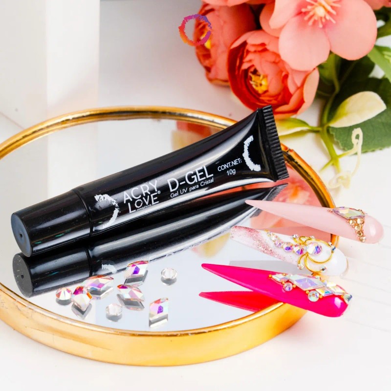 Acry Love Pegamento, Resina,gel Uv Para Cristales D-gel 10gr