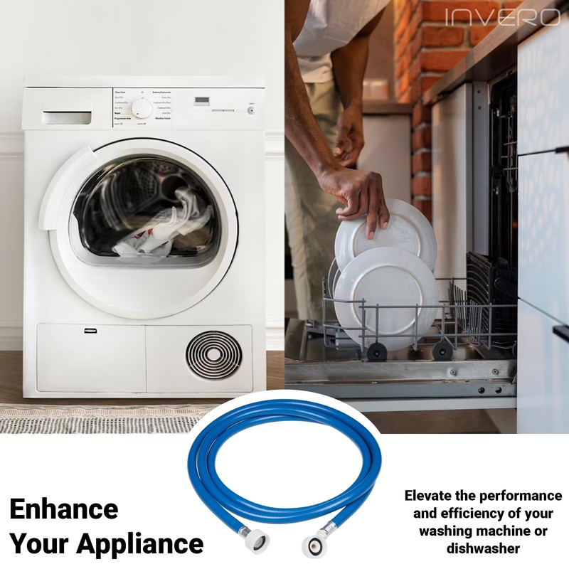 Invero Universal Replacement Blue Washing Machine and Dishwasher Cold Water