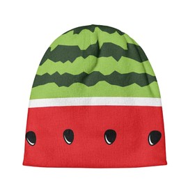 Beauty Collector Watermelon Funny Beanie Hat for Women Men Winter Hat Cuffed Beanies Knit Skull Cap Warm Ski Hats