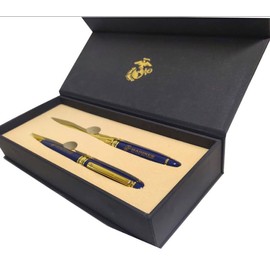 Pen Kit Mall - Masonic Shriner Fireman Marine Corp Luxery Ballpoint Pen (BP-202 Marine Pen Letter Opener)