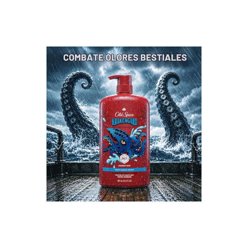Old Spice Body Wash Krakengard 30 Fl Oz (Pack of