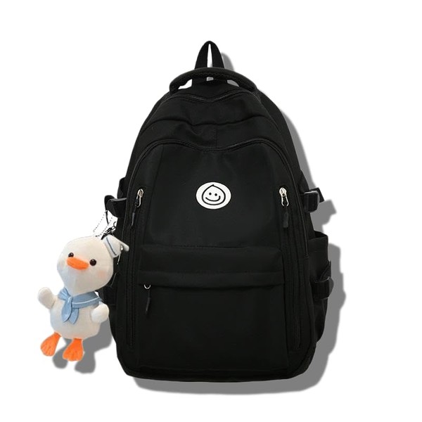 Teclado Kawaii Backpack with Cute Accessories Lightweight Bookbags Laptop Bag