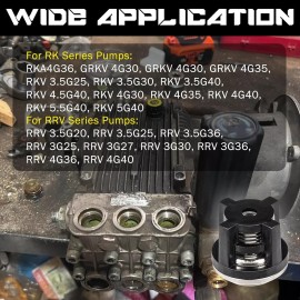 jayzhou AR1857 Pressure Washer Packing Kit AR1828 Water Pump Check Valves Kit