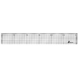 sinwa測定 Grid Straight Ruler Acrylic 30 cm 77089 