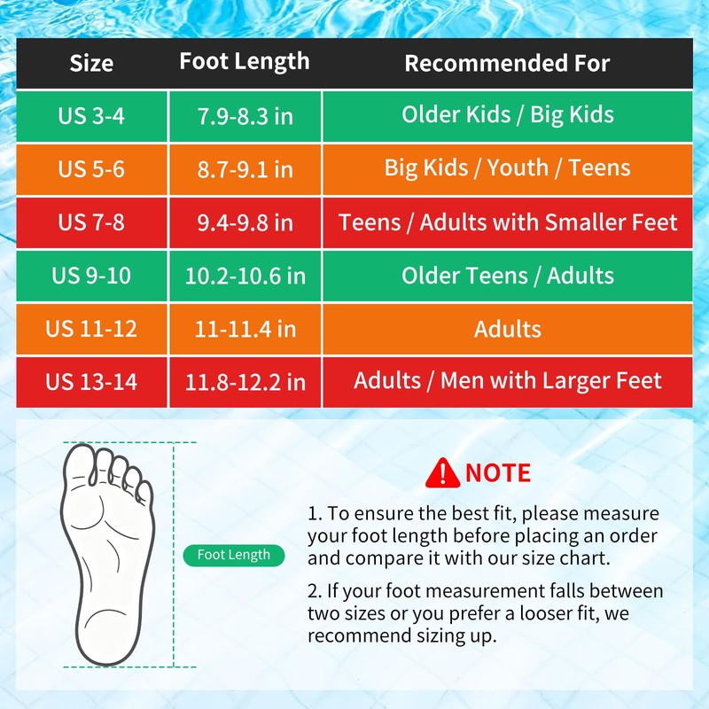 Fanwill Short Blade Swim Fins ,Training Flippers for Kids, Youth