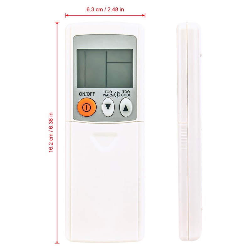 KM15E Replace AC Remote Control Compatible with Mitsubishi Electric Mr
