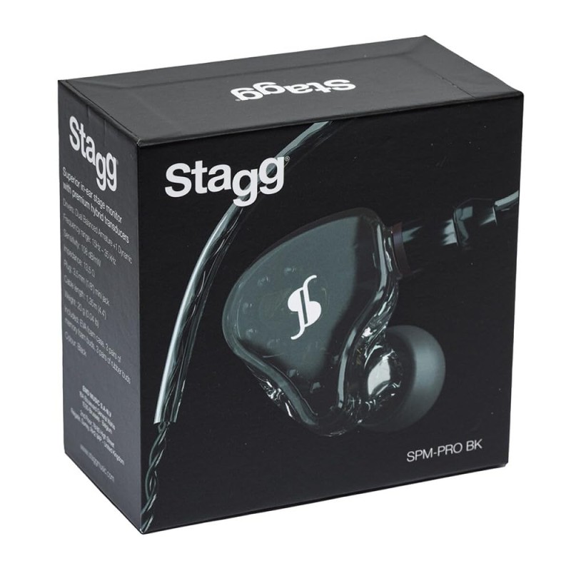 Stagg Professional Quad Driver In Ear Monitors, High Resolution, Sound