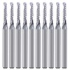 CNC Router Bits, Engraving Bits, End Mill, Single-Flute Spiral, Upcut