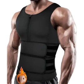 Faja Deportiva Gym Quema Grasa Corrector De Postura Negro Xxl                                                                                         