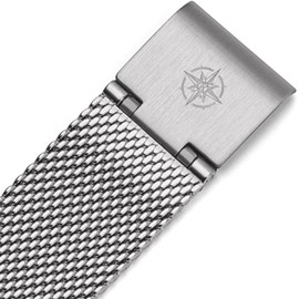 Kistanio Milanese Mesh Watch Strap Replacement Smart Watch Strap Wristband Replacement in 16 mm 18 mm 20 mm 22 mm up to 8 Colours, silver, Bracelet