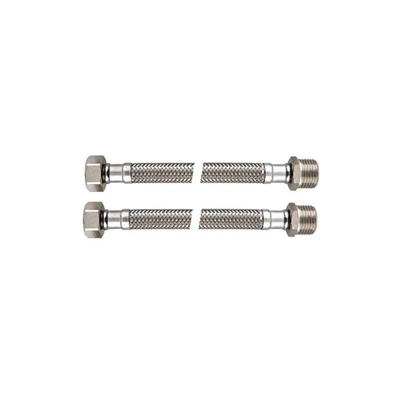 BENE 304 Stainless Steel Reinforced Hose, Flex Hose, 1/2 Inch