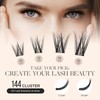 PopUp Lash Clusters 144 Pcs Cluster Lashes DIY Cluster Eyelash