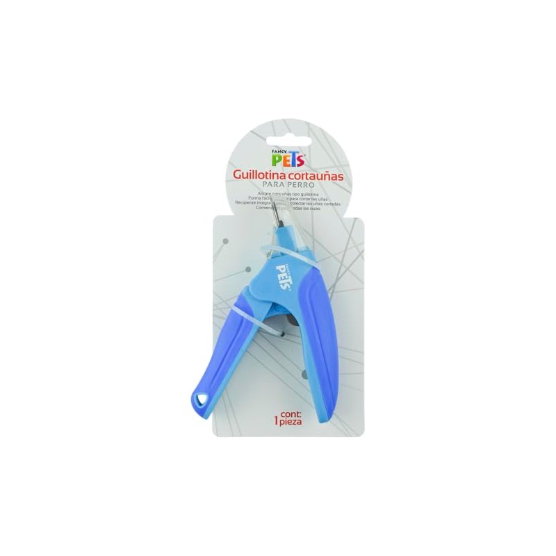 Fancy Pets Guillotina Cortauñas para Perros con Recipiente Recolector y