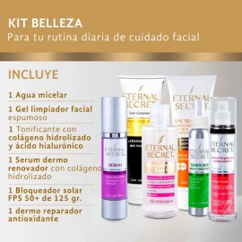 Eternal Secret Kit Belleza Incluye 6 Productos De Skincare                                                                                            