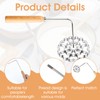 6 Pcs Rosette Iron Bunuelos makers with Handle Rosette Iron