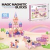 Magnetic Blocks for Toddlers Toys, 3D Translucent Magnet Building Cubes