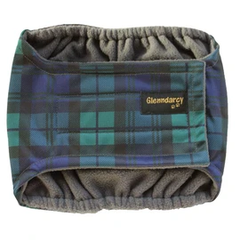 Glenndarcy Male Dog Belly Band - Urine Incontinence (Large Band & 2 Washable Pads, Black Watch)