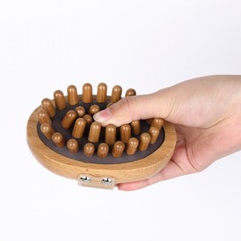 Beech Rivet Meridian Air Cushion Massage Comb & Brush for Waist and Abdomen, Portable Free Size Style 10ea