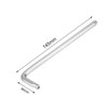 uxcell Long Tamper Proof Torx Star Key Bit Wrench, L-Shape