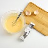 10 Pieces Heart Shaped Egg Beater Mini Stainless Steel Manual