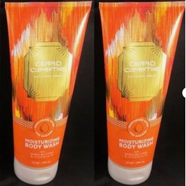 2 CALYPSO CLEMENTINE Moisturizing Body Wash Shea Cocoa Butter bath & body 10 fl oz