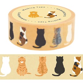 Hamamonyo Masking Tape, Sitting Cat