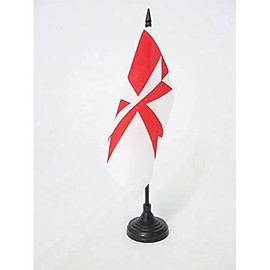 Desk Flag Order of Montjoie 15 x 15 15 x 15 cm – The Knight of Monte GAUDIO Table Flag Flags AZ Flag