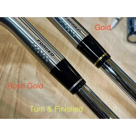 Unbranded 8 Metallic Rose Gold Ring  Irons  & Wedges  Ferrules Fit Both 355” & .370” Tip