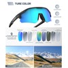 OUTDOORKING Sunglasses-for-Men Sports Sun-Glasses Polarized-Sunglasses-Men: UV400 Protection for Running Baseball