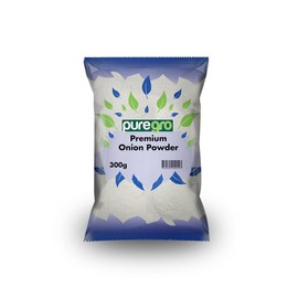 Puregro Premium Onion Powder 300g | PACK OF 1 | Dried & Powdered | Premium Quality | Made From Dehydrated White Onion.