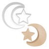Moon and Star Cookie Cutter - 3 Sizes Ramadan Eid