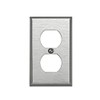 Leviton 1-Gang Duplex Device Receptacle Wallplate, Standard Size, Device Mount,