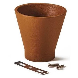 Sanitary Drain, 4x4-1/2 in, Cast Iron