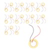 Tiardey 20PCS 27mm Piezo Disc Element Sensor with Leads Mic