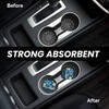 Absorbent Car Coasters for Cup Holders, 2 Pack Universal Anti