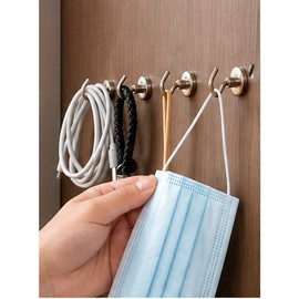 10PCS Strong Magnetic Hooks for Home & Kitchen – Multi-Purpose Magnet Hangers for Keys, Utensils, Tools, Bathroom & Storage Organization