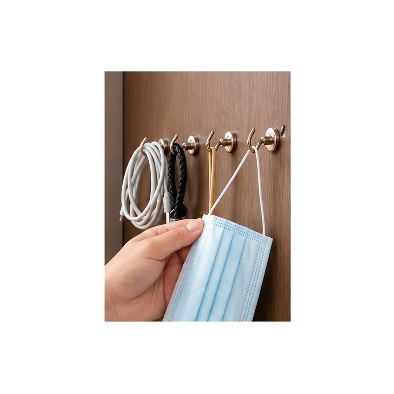10PCS Strong Magnetic Hooks for Home & Kitchen – Multi-Purpose