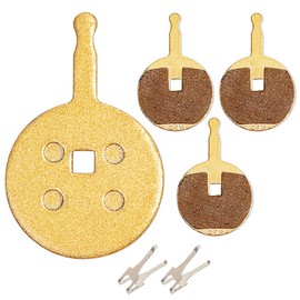 ZALOPA 2 pairs full set BB5 Brake Pads Bicycle Disc Compatible MERIDA GIANT Avid Mechanical and Promax DSK-710 FLJ Akiho DD Evolution UBGO MTB Bikes metal full Metallic (L15)