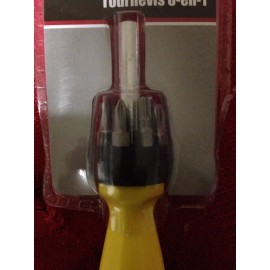 TOOL BENCH HARDWARE 8 in 1 SCREWDRIVER HAND TOOL MULTI PURPOSE SCREWDRIVER TOOL BENCH NEW