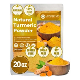 20 Oz (1.25 Lbs) De Cúrcuma En Polvo, Cúrcuma En Polvo 100 %