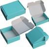 100 x F1 4x3x2" Postal Pip Box Die Cut Blue