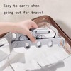 Portable Travel Clothes Hangers, 1Pcs Folding Drying Rack 5Pcs Foldable