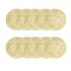 Pack of 10 Natural Face Loofah Sponge Exfoliating Pads, Made
