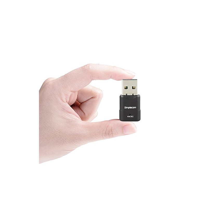 Simplecom NW382 Mini Wireless N USB WiFi Adapter 802.11n 300Mbps