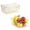 Wire Storage Basket, Organize Living Room Kitchen Bathroom Storage Basket