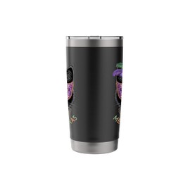 Meowdy Gras Cat Mardi Gras Cat Lovers Gifts Men Women Kids Stainless Steel Insulated Tumbler